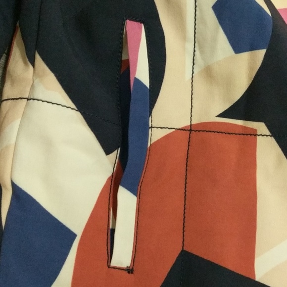 NWT Grace Willow Geometric Print Quilted Jacket - Picture 4 of 8